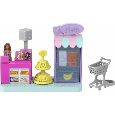 Barbie Mini BarbieLand herný set Supermarket