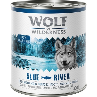 Wolf of Wilderness Adult Blue River rybací 12 x 800 g