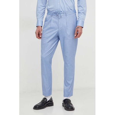 HUGO BOSS Панталон boss в синьо със стандартна кройка 50514703 (50514703)