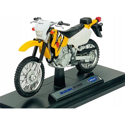 Welly SUZUKI DR-Z400S Žlutá 1:18