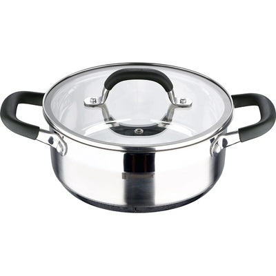 BERGNER Kastról s pokrievkou nerez MIDNIGHT 20 cm 2,3 l