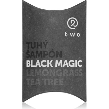 Two Cosmetics tuhý šampon pro posílení a obnovu Black Magic 85 g