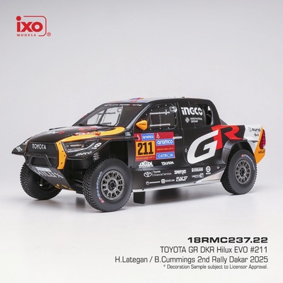 Toyota GR DKR Hilux EVO Rally Dakar 2025 211 Lategan CummingsIXO 1:18