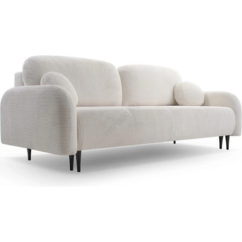 Laski Разтегателен тапициран триместен диван cloudy кремав (lk0044)