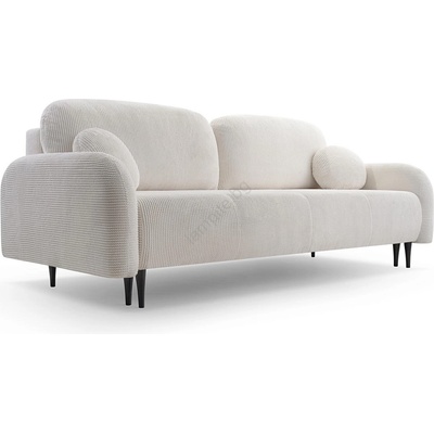 Laski Разтегателен тапициран триместен диван cloudy кремав (lk0044)