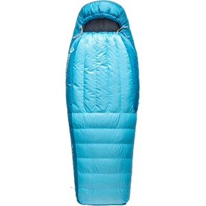 Sea to Summit Дамски пухен спален чувал Sea to summit Women's Trek Women's -1°C Down Sleeping Bag - Blue Atoll - размер Long (513-1648-0112) Спален чувал