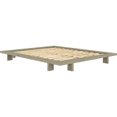 Karup Japan bed natural pine borovice / sage green