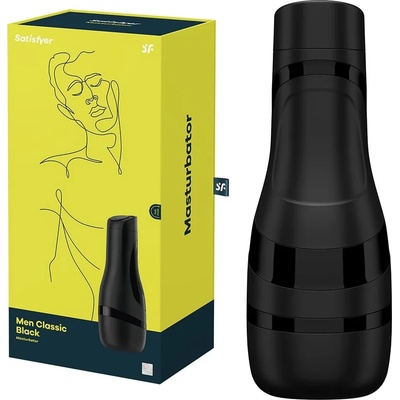 Елегантен мастурбатор за интензивни усещания - Men Classic Black (SATISFY143)
