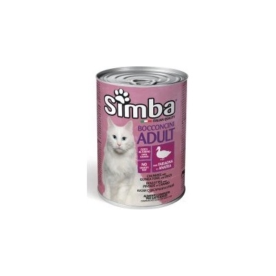 SIMBA Cat Perličky / Kačica kúsky 415 g