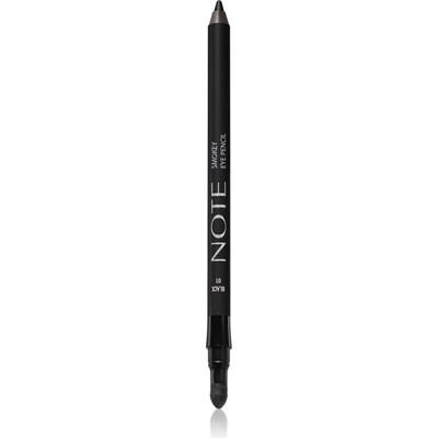 Note Cosmetique Smokey Eye Pencil водоустойчив молив за очи 01 Black 1, 2 гр