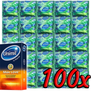 Image 1 of Mates Unimil Max Love Time Control 100 pack
