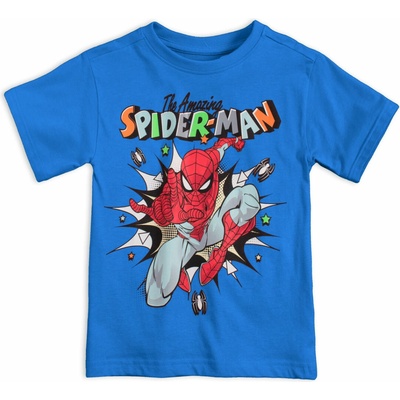 Chlapčenské tričko Marvel Spiderman Amazing modré