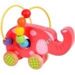 Bigjigs Toys - Играчка за бутане слонче (BB071)