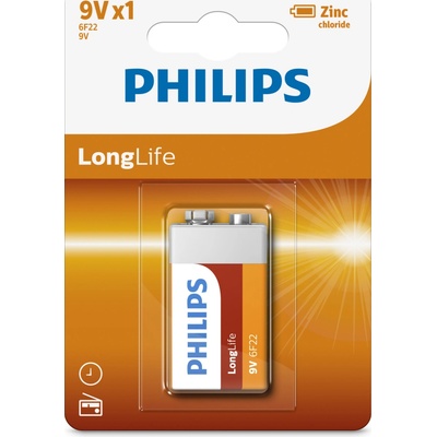Philips LongLife 9V 1ks 6F22L1B/10