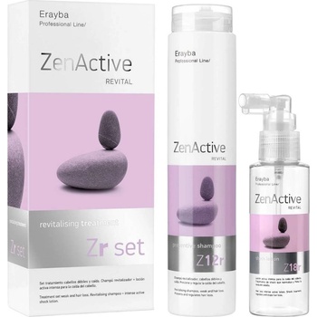 Erayba Zen Active Ревитализиращ комплект за тънка коса и косопад, 2 части