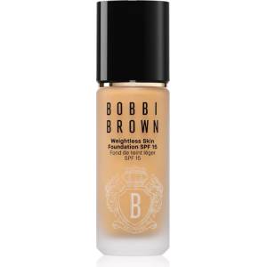 Bobbi Brown Weightless Skin Foundation SPF 15 дълготраен фон дьо тен с хидратиращ ефект цвят Warm Honey 30ml