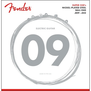FENDER Струни за електрическа китара 6 струнна Fender Super 250L's Nickel-Plated