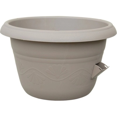 Plastia žardina samozavlažovacia Siesta bez závesu - taupe 30 cm