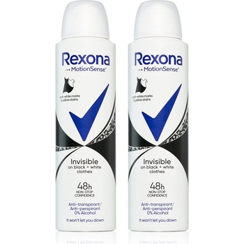 Rexona Invisible Black and White дезодорант в спрей срещу бели и жълти петна