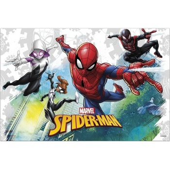 Javoli Plastový ubrus Spiderman Team Up 120x180 cm