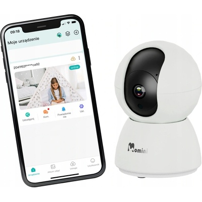 Momini Kidlook elektronická chůvička Bílá