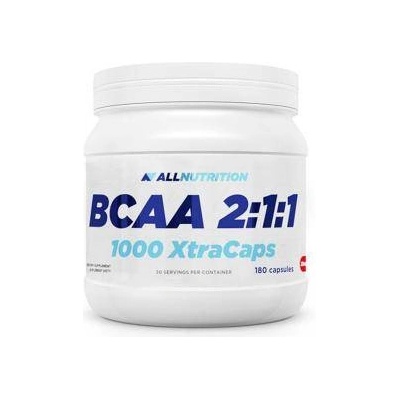 ALLNUTRITION Аминокиселини BCAA 2: 1: 1 1000 XtraCaps Allnutrition, 180 Caps. , 6122