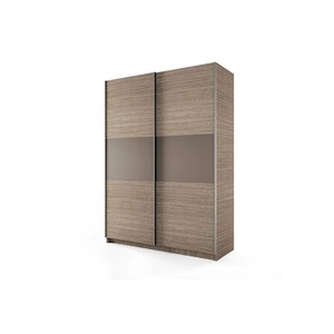 Bogdan Furniture I Гардероб с  лъзгащи врати Mod 1034, Мока/Лате