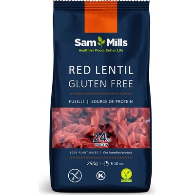 Sam Mills Proteínové vrtule červená šošovica 250 g