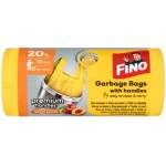 FINO Кошчета за боклук, с връзки, ароматизирани, 20 л, 30 броя, 44x49 см, 12 , FINO "Premium handles", жълто 8571058730 (8571058730)