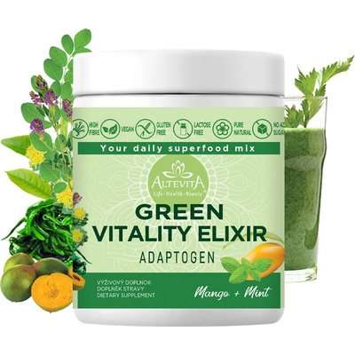 Altevita Green Vitality Elixír mango a mäta 300 g