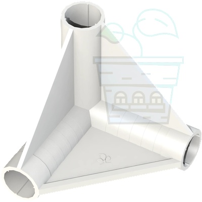 Secret Jardin - Резервен ъглов конектор Y-образен ⌀ 16 мм - 3 оси (610743)