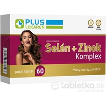 Plus Lékáreň Selén + Zinok Komplex 60 tabliet
