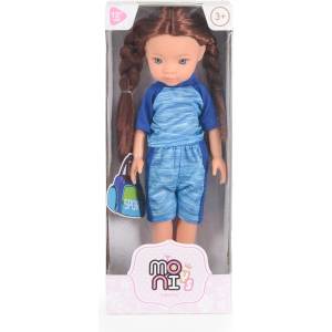 Moni Детска кукла Moni Toys - Pretty Doll, Sport, 33 cm (111801)