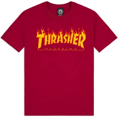 Thrasher FLAME LOGO Cardinal red