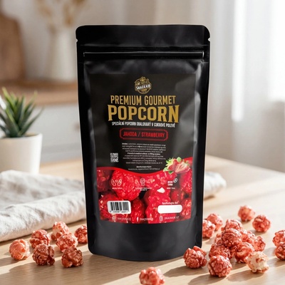 SnackAir Gourmet popcorn Jahoda 100 g