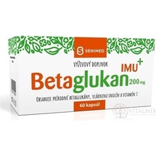 SENIMED Betaglukan 200 mg IMU + kapsúl s vlákninou a vitamínom D 60 ks