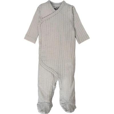 LODGER Novorodenecký overal Jumper Newborn Seersucker Steel