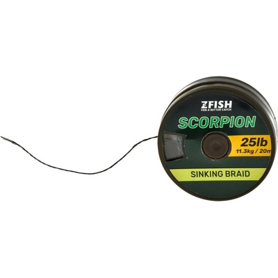Zfish šnúra Scorpion Sinking Braid Camou 20m 11,3kg