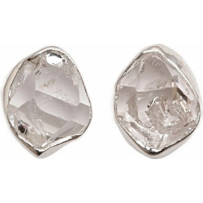 Nefertitis Herkimer diamant náušnice pecky stříbro Ag 925 E616 NF63570 0,7 cm, 1,9 g