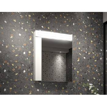 GERA МЕБЕЛ ЗА БАНЯ С ОГЛЕДАЛНА ВРАТИЧКА ЛИНА 54х67х13см БЯЛ