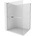 Mexen Kioto+ L душ параван с рафт Walk-in 90 x 200 см, ивици, хром - 800-090-123-01-09 (800-090-123-01-09)