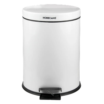 Image 1 of HORECANO HORECANO-Кош с педал 5L БЯЛ Ø21xh26cm (4501.2028S. 101.05) (016228)
