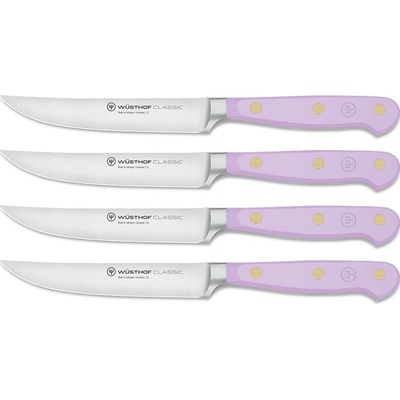 Wusthof Sada 4 nožů na steaky Classic Colour 12 cm Purple Yam