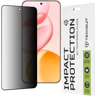 Techsuit Протектор за Honor 400 - Techsuit - 111D Privacy Full Glue - Черен