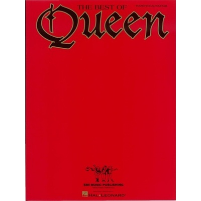 Queen The Best Of noty pre klavír spev a akordy pre gitaru