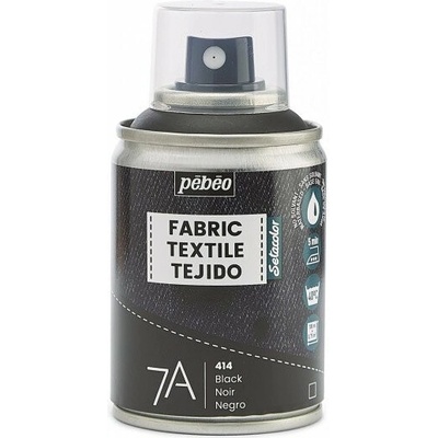 Pébéo 7A farba na textil ve spreji 100 ml 14 black