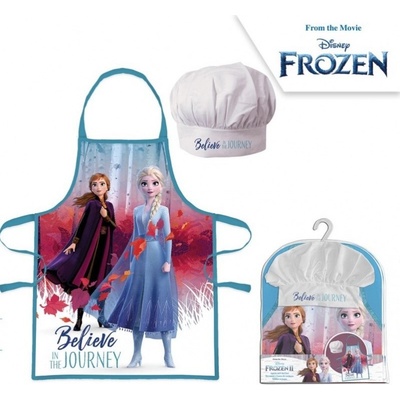 Euroswan Detská zástera a čiapka Frozen