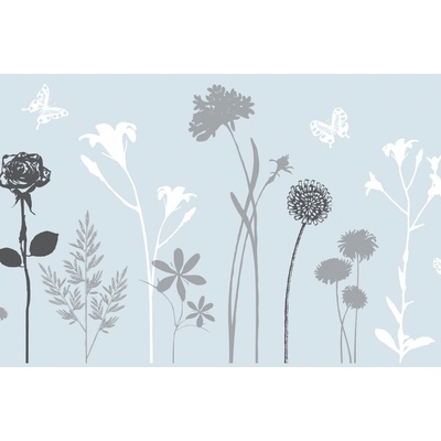 D-c-fix 216-0021 Statická fólie blossom transparent rozměr 45 cm x 15 m