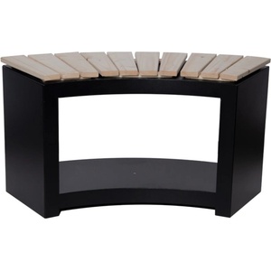 Esschert Design Черна градинска пейка Curved - Esschert Design (ZEE-FF541)