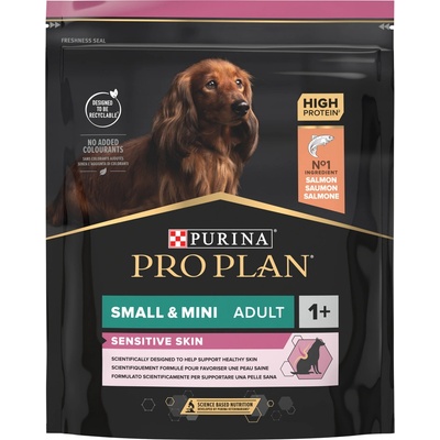 Purina Pro Plan Small & Mini Adult Sensitive Skin losos 2 x 0,7 kg